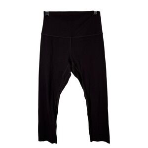 Lululemon WUnder Train Dark Brown Leggings High Rise Crop 23" Size 6
